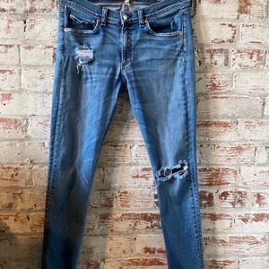 Skinny distressed Rag and Bone Jeans